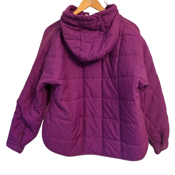 Purple Quilted Pullover Jacket - Picture 2 of 9